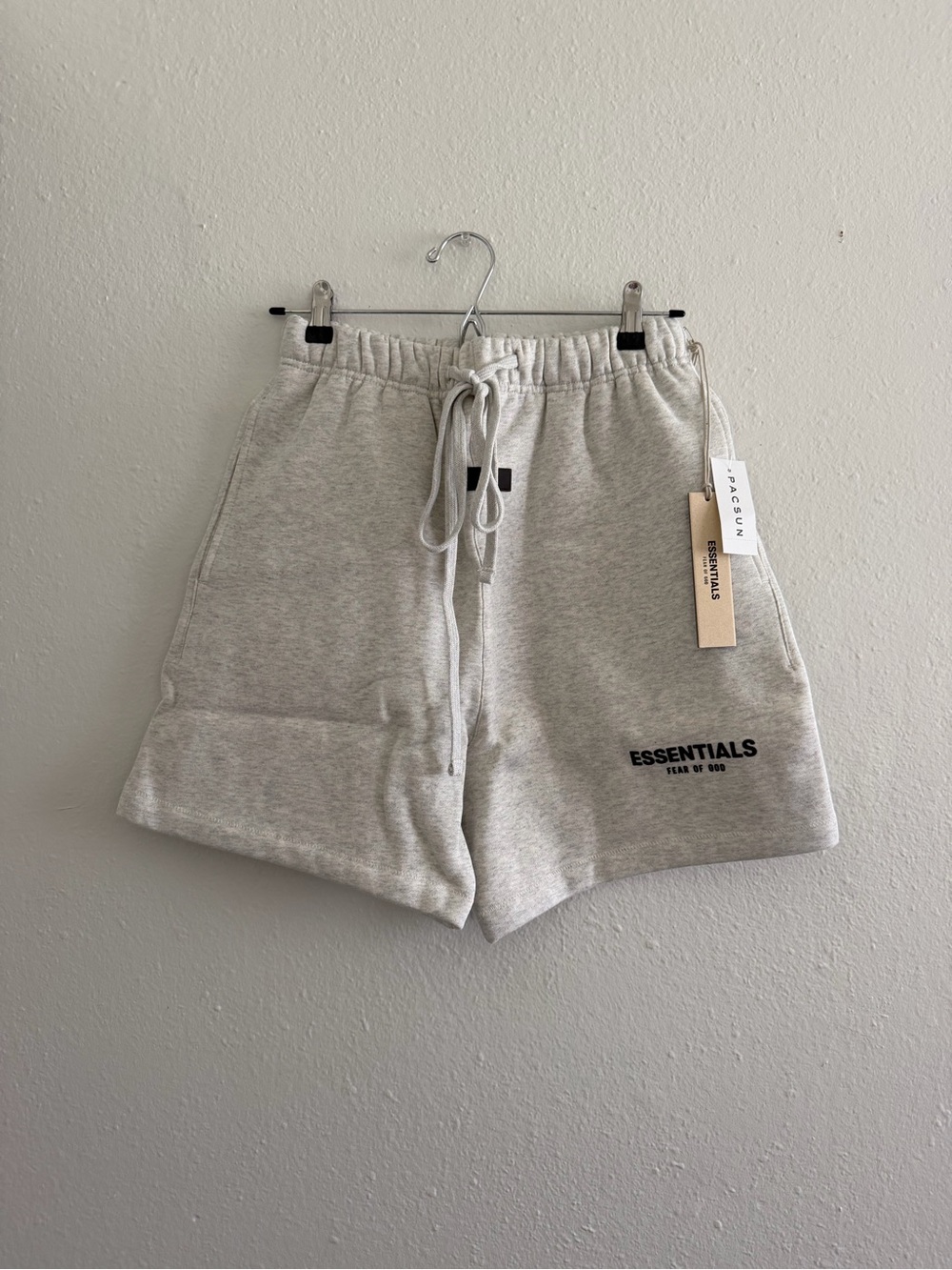 Fear of God Essentials 'Light Oatmeal' SweatShorts